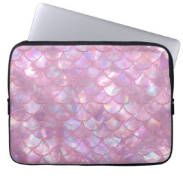 Funda Para Portátil Impresión de sirena rosa claro