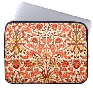 Funda Para Portátil Impresión de William Morris Hyacinth, Naranja y óx