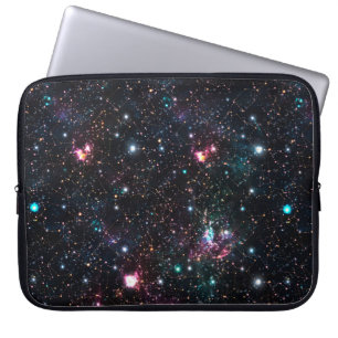 Funda Para Portátil Impresión del espacio de galaxia nocturnaPatrón si