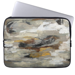 Funda Para Portátil Impresión gris abstracta neutral el Silvia