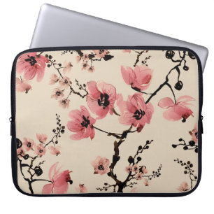Funda Para Portátil Impresión hermosa e incomparable de flores acuarel