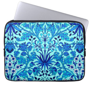 Funda Para Portátil Impresión hidráulica William Morris, Aqua y Turquo