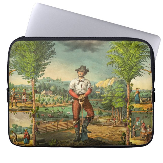 Funda Para Portátil Impresión promocional para miembros de Grange (Frente)