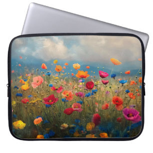 Funda Para Portátil Impresionante de Flor Silvestre