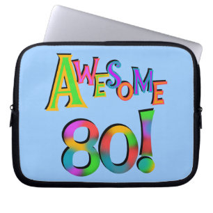 Funda Para Portátil Impresionantes camisetas de cumpleaños 80 y regalo