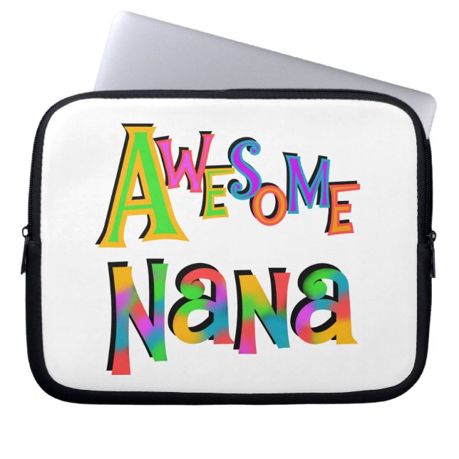 Funda Para Portátil Impresionantes camisetas y regalos de Nana (Frente)