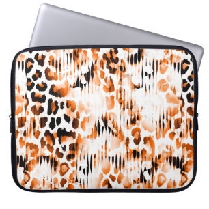 Funda Para Portátil Impresiones de animales africanos. Patrón natural 