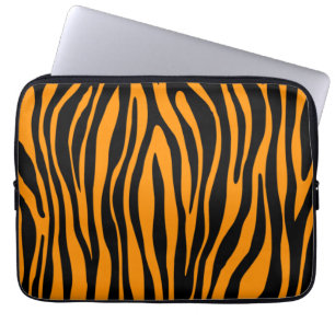 Funda Para Portátil Impresora de cebra Naranja Princeton