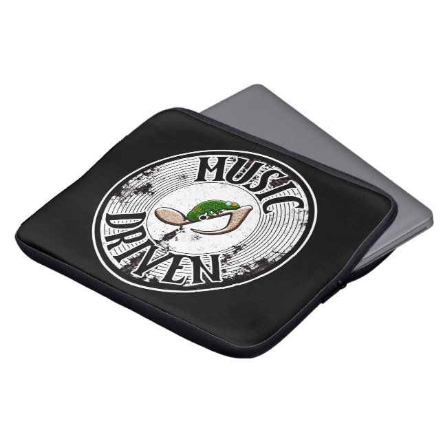 Funda Para Portátil Impulsado por la música (Superior anverso)