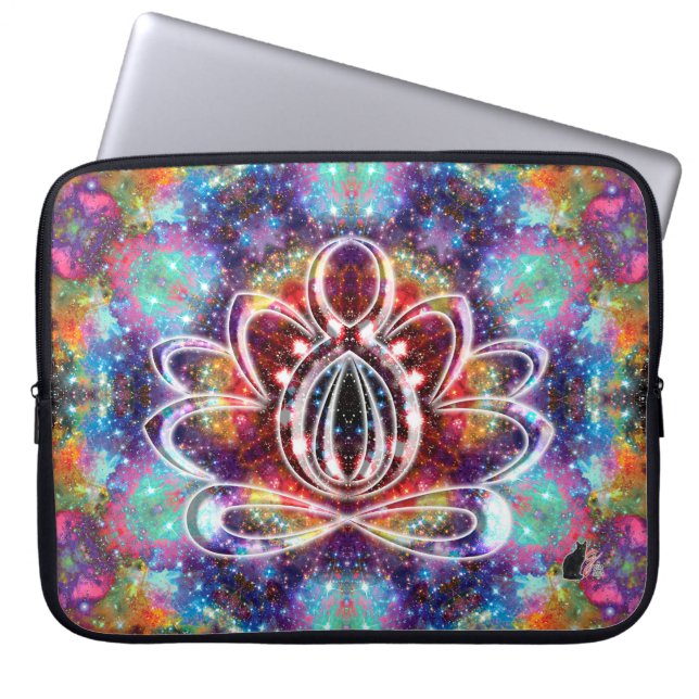 Funda Para Portátil Incandescencia Zen Lotus (Frente)