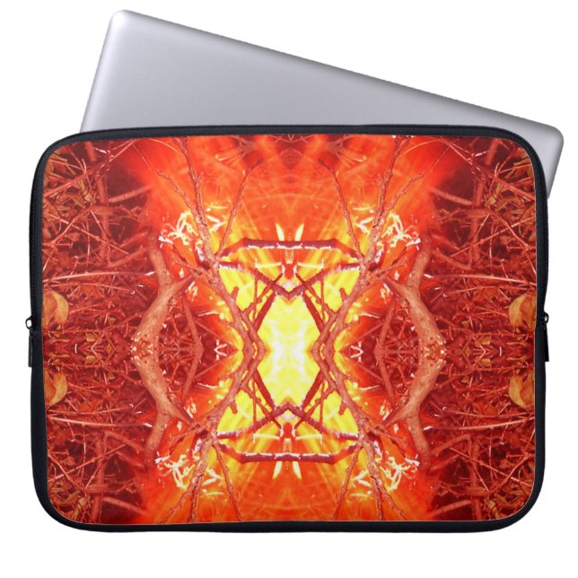 Funda Para Portátil Incendio abstracto (Frente)