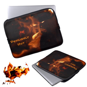 Funda Para Portátil Incentivo incendio fotográfico en el diablo