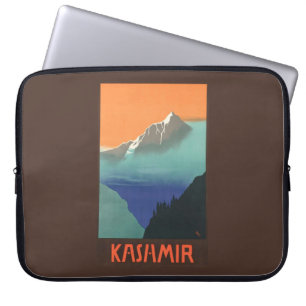 Funda Para Portátil India (Cachemira) Afiche de viaje para portátil