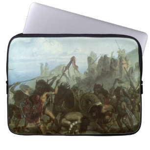 Funda Para Portátil Indios vintage, danza Bison de Karl Bodmer