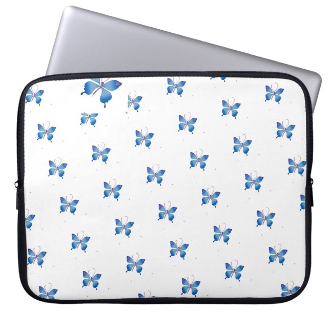 Funda Para Portátil infinity Blue Butterflies: Symbol of Love Achempon (Frente)