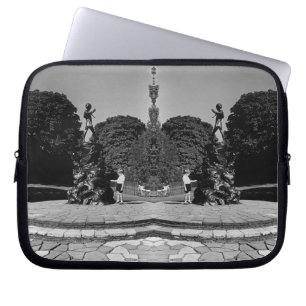 Funda Para Portátil Inglaterra vintage Londres Estatua de Peter Pan Ke
