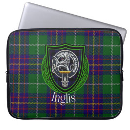 Funda Para Portátil Inglis Scottish Clan Tartan and Crest 