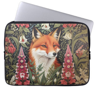 Funda Para Portátil Inspiración de las flores de Fox y Foxglove Willia