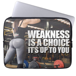 Funda Para Portátil Inspiración del entrenamiento de las mujeres - Deb