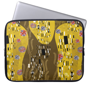 Funda Para Portátil Inspiración del Klimt en el patrón oro Art Nouveau