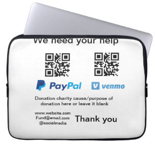 Funda Para Portátil Instrucciones para la recolección de donaciones: a