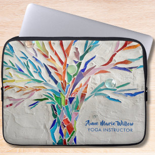 Funda Para Portátil Instructor de yoga en árbol de la vida