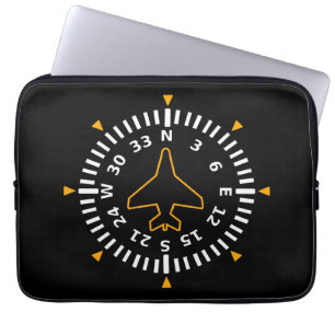 Funda Para Portátil Instrumento de vuelo de brújula para aeronaves