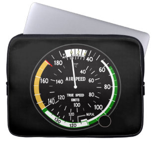 Funda Para Portátil Instrumento de vuelo del indicador de velocidad de