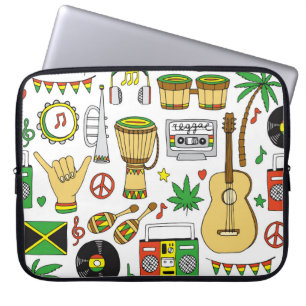 Funda Para Portátil Instrumentos musicales: fondo transparente del reg