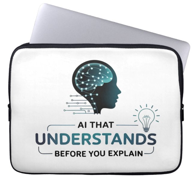 Funda Para Portátil Inteligencia Artificial Smart Tech Design (Frente)