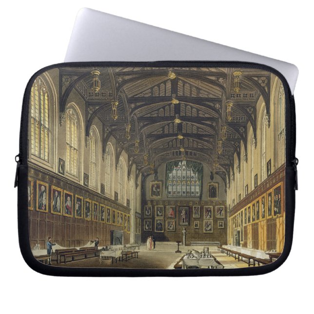 Funda Para Portátil Interior del Pasillo de la iglesia de Cristo, (Frente)