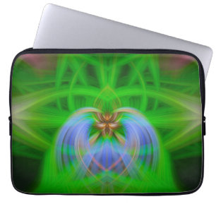 Funda Para Portátil Intrincación verde