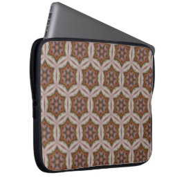 Funda Para Portátil Intrincado patrón de estrella geométrica en tonos 