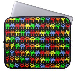 Funda Para Portátil Invasión de los nano-bots multicolor