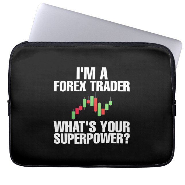 Funda Para Portátil Inversionista Soy Un Comerciante De Forex (Frente)