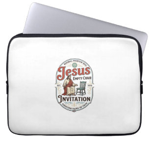Funda Para Portátil Invitación de silla vacía de Jesús Invitación de s