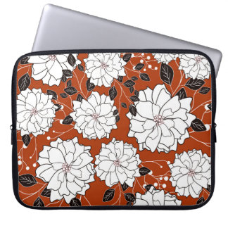 Funda Para Portátil Invitación floral: Boda abstracto