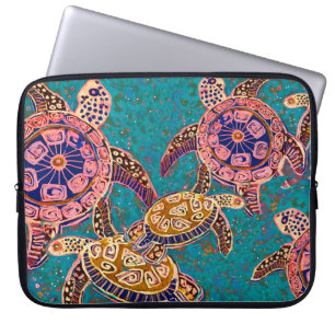 Funda Para Portátil iPad de la tortuga de mar o caja protector de la