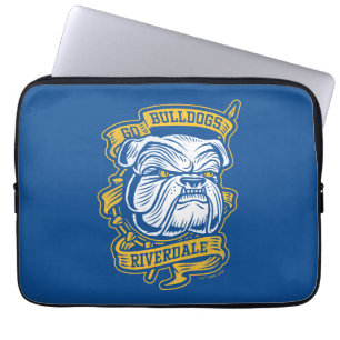 Funda Para Portátil Ir Bulldoges - Banner de la mascota Riverdale