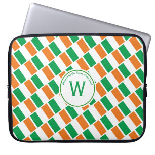 Funda Para Portátil IRELAND FLAG Personalizado Scripting Stylish IRISH