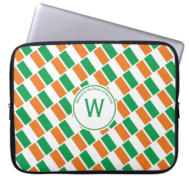 Funda Para Portátil IRELAND FLAG Personalizado Scripting Stylish IRISH (Frente)