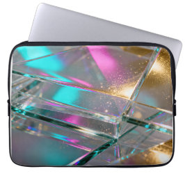 Funda Para Portátil Iridescent Rainbow - Holographic Glitter