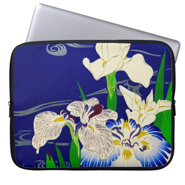 Funda Para Portátil Iris azul (Frente)