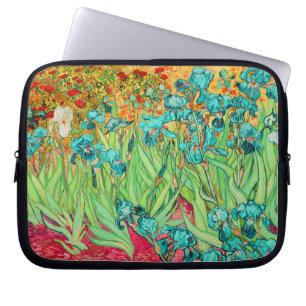 Funda Para Portátil Iris azules de Vincent van Gogh