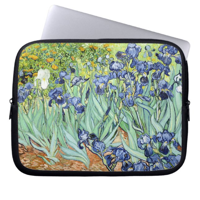 Funda Para Portátil Iris de Van Gogh (Frente)