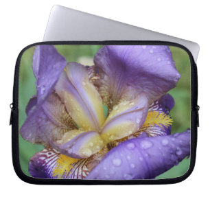 Funda Para Portátil Iris morado (Iris Germanica)
