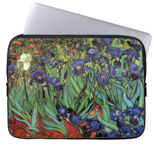 Funda Para Portátil Irises de Vincent van Gogh, Arte de Jardín Vintage