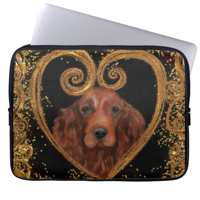 FUNDA PARA PORTÁTIL IRISH SETTER (Frente)