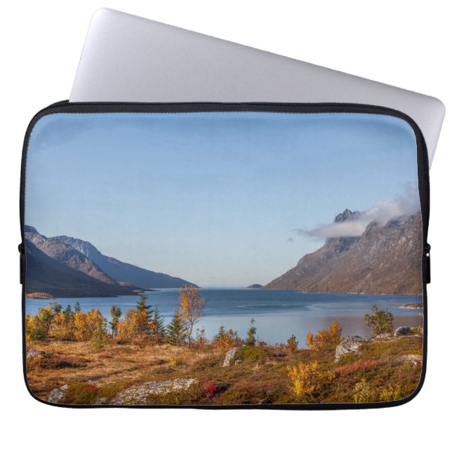 Funda Para Portátil Isla Kvaloya Noruega (Frente)