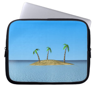 Funda Para Portátil Isla Tropical